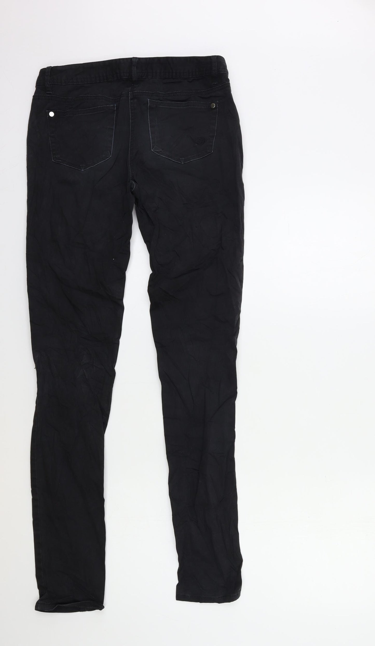 TOM TAILOR Womens Black  Denim Skinny Jeans Size 27 in L34 in