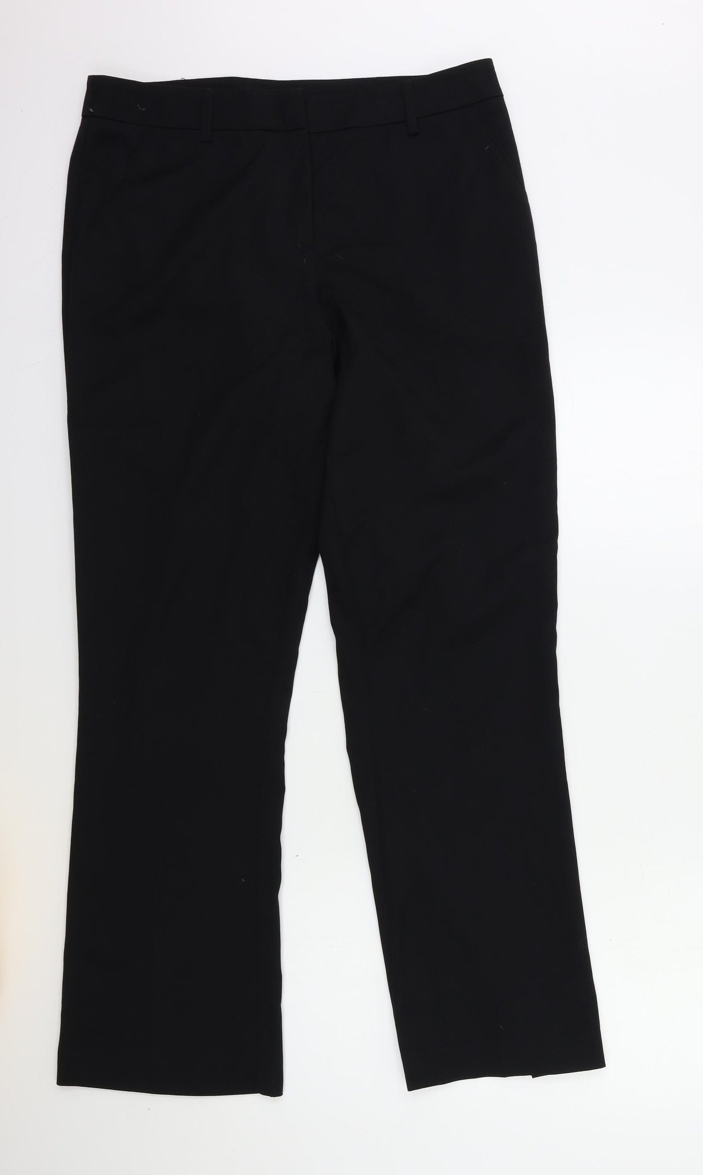 Preworn Womens Black   Trousers  Size 34 in L31 in
