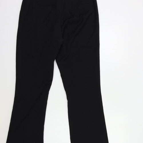 Preworn Womens Black   Trousers  Size 34 in L31 in