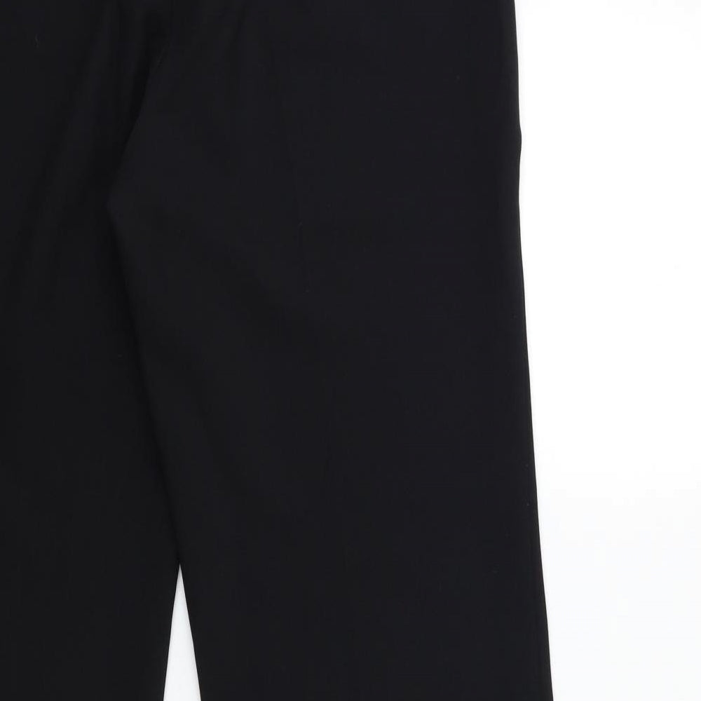 Peacocks Womens Black   Trousers  Size 14 L31 in