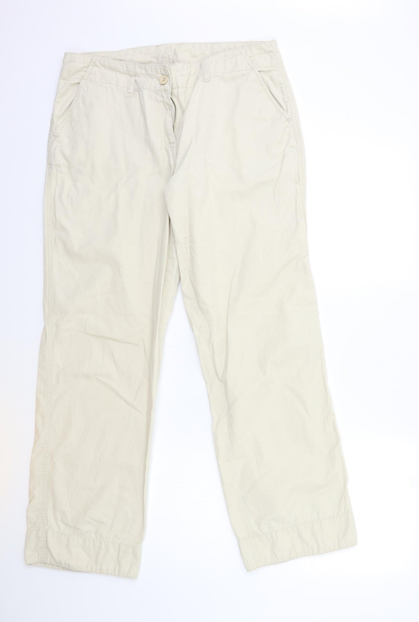 ETHLE AUSTIN Womens Beige   Trousers  Size 32 in L31 in
