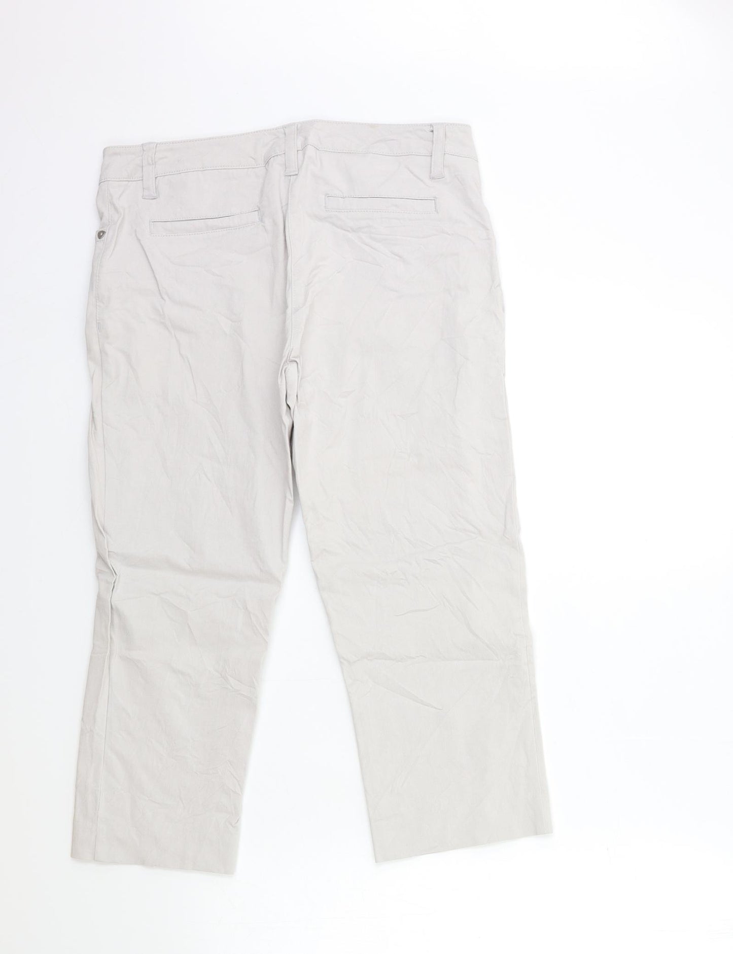 Zac & Rachel Womens Grey   Trousers  Size 8 L21 in