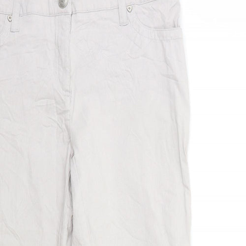 Zac & Rachel Womens Grey   Trousers  Size 8 L21 in