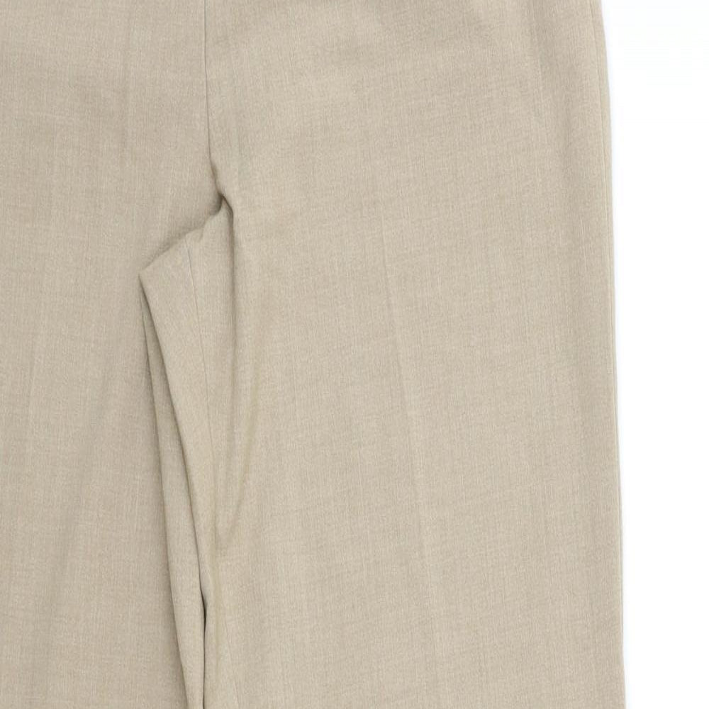 Marks and Spencer Womens Beige   Trousers  Size 10 L29 in