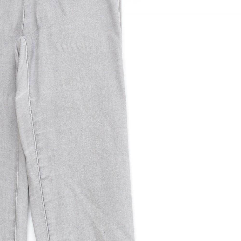 Preworn Womens Grey  Denim Skinny Jeans Size 23 in L31 in