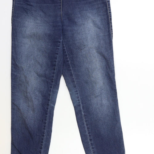 Rock Jeans Womens Blue  Denim Skinny Jeans Size L L27 in