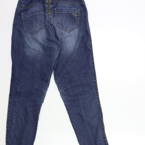 Rock Jeans Womens Blue  Denim Skinny Jeans Size L L27 in