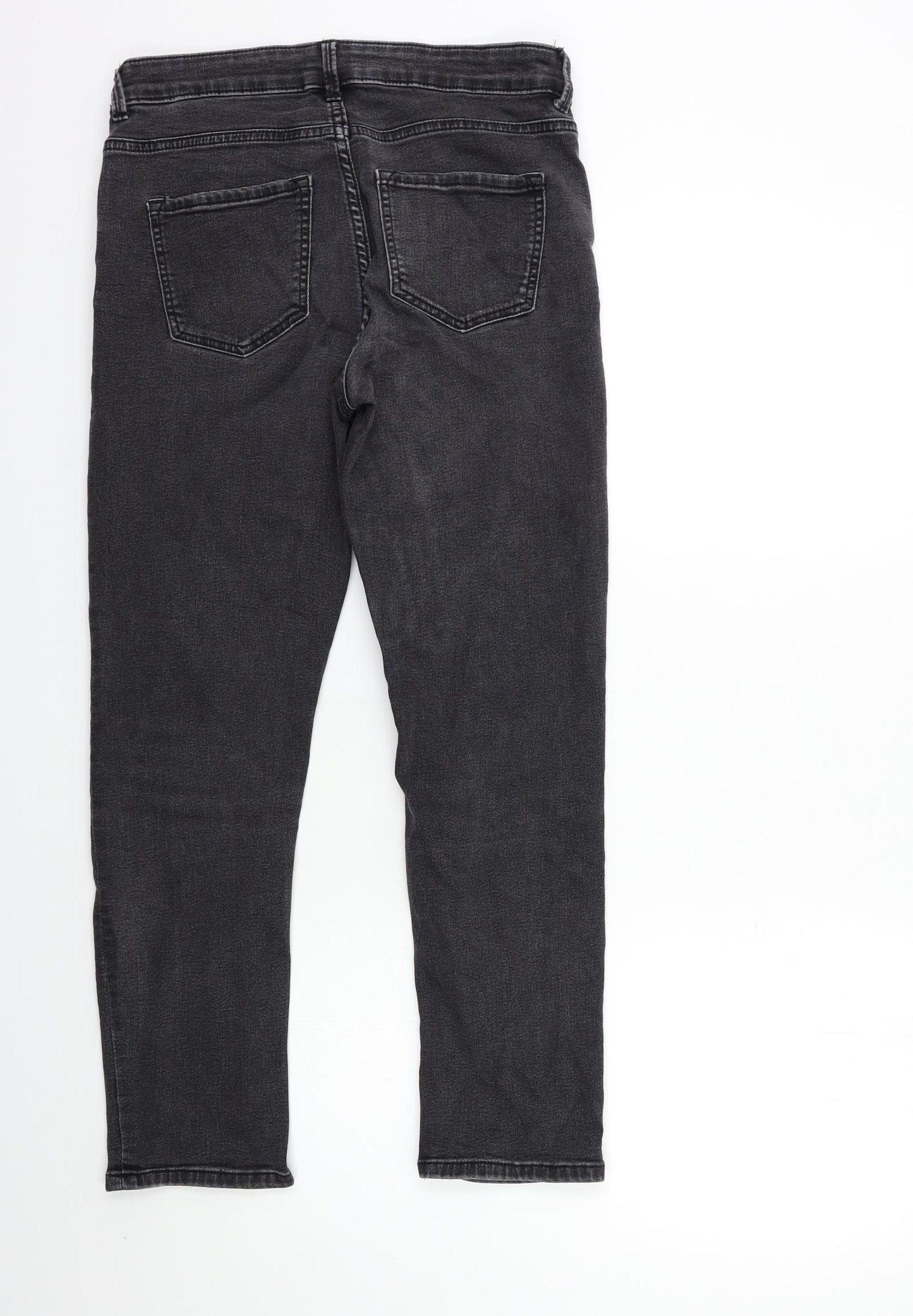 Marks and Spencer Womens Grey  Denim Skinny Jeans Size 10 L26 in