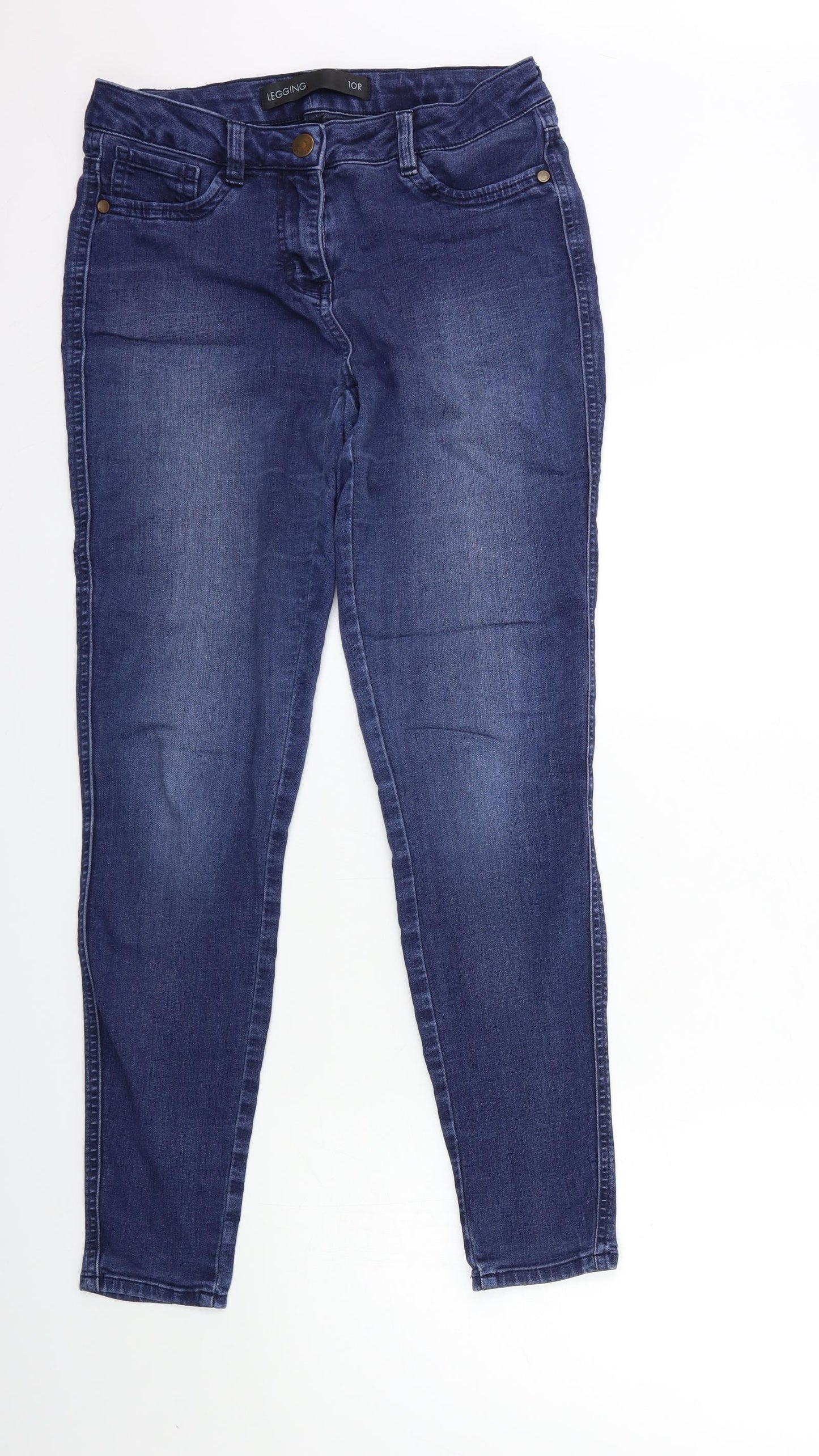 NEXT Womens Blue  Denim Skinny Jeans Size 10 L29 in