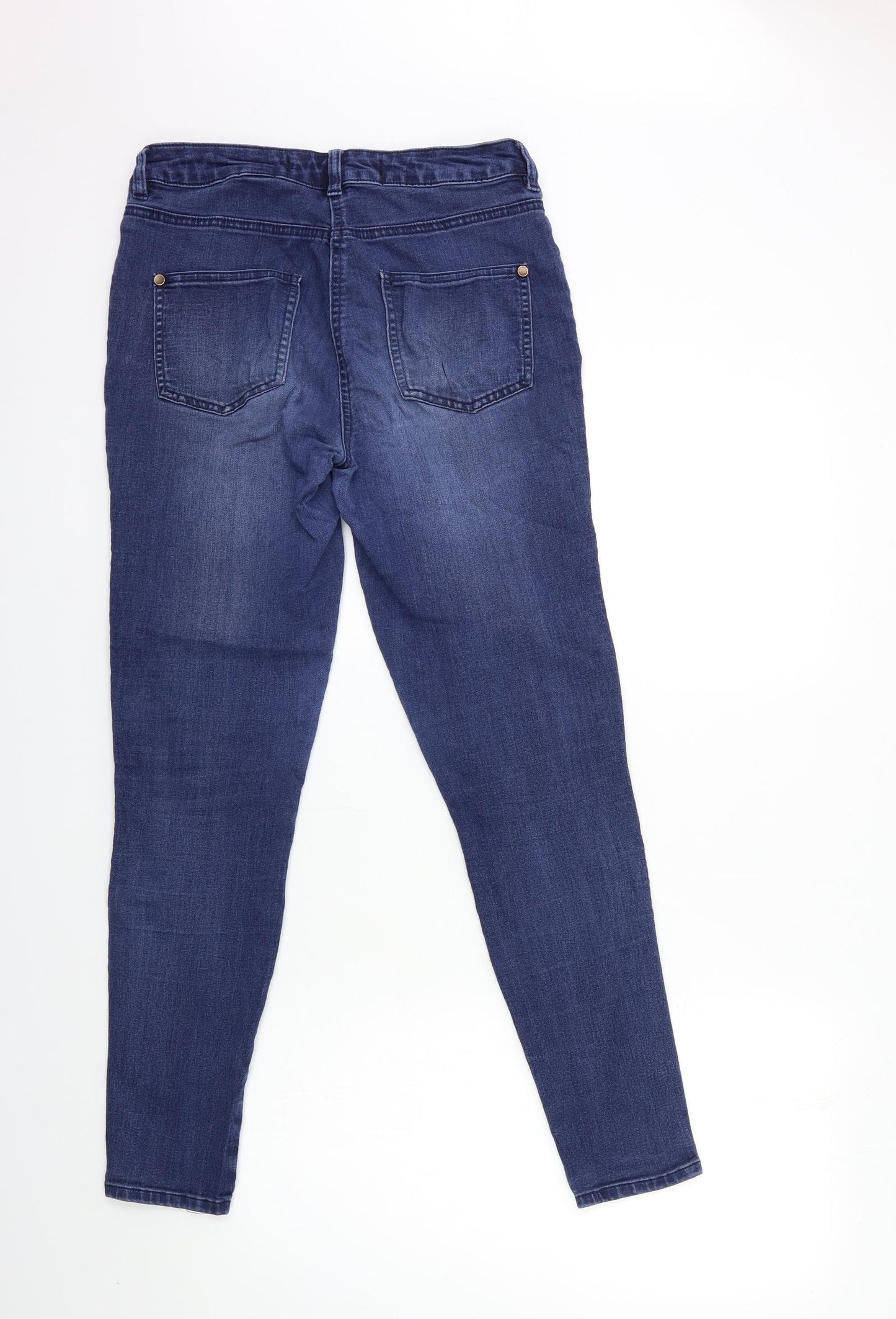 NEXT Womens Blue  Denim Skinny Jeans Size 10 L29 in