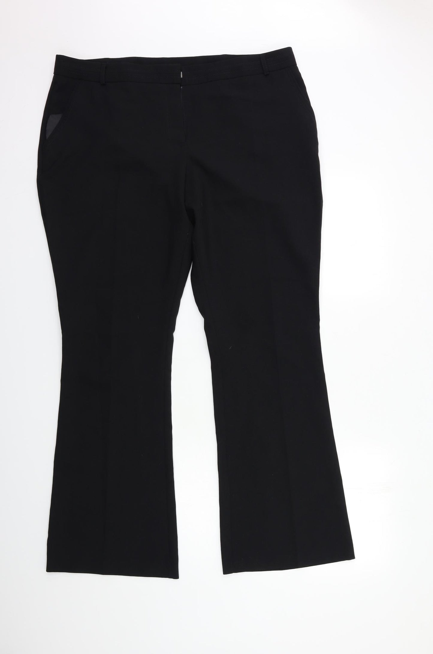 Primark Womens Black   Trousers  Size 18 L31 in