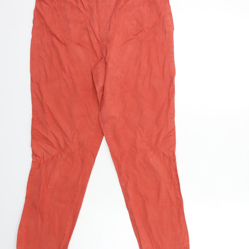 isac mizara live Womens Red  Denim Skinny Jeans Size 16 L26 in
