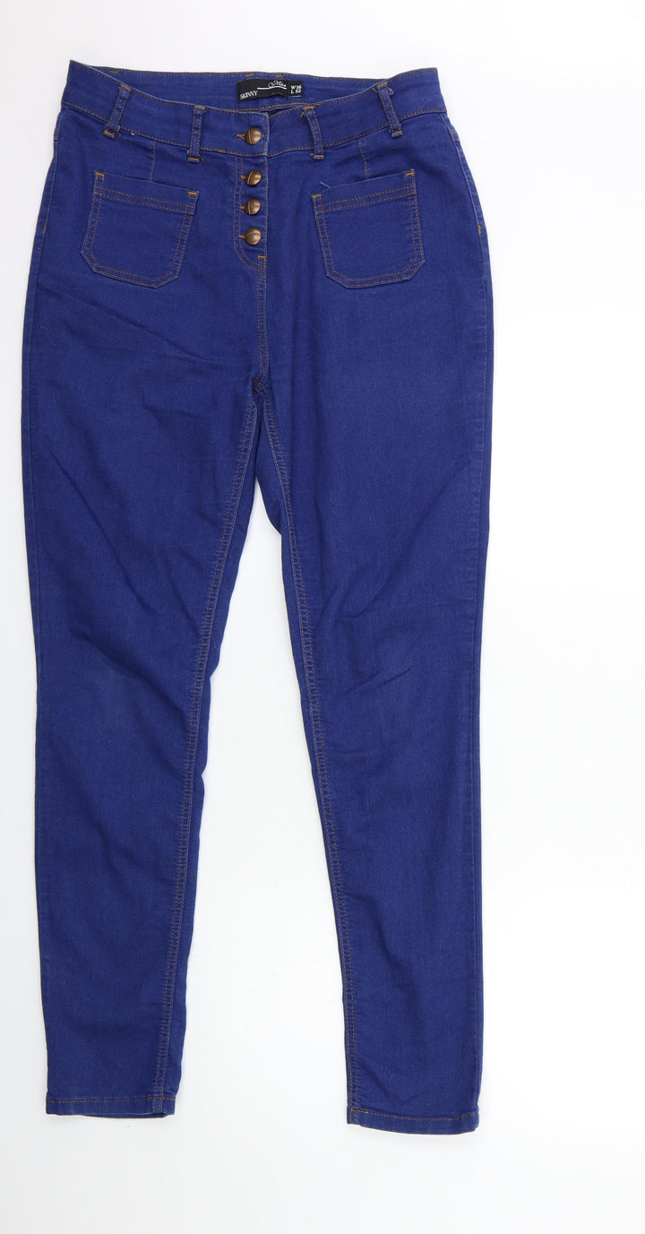 MISSO Womens Blue Denim Skinny Jeans Size 32 in L30 in