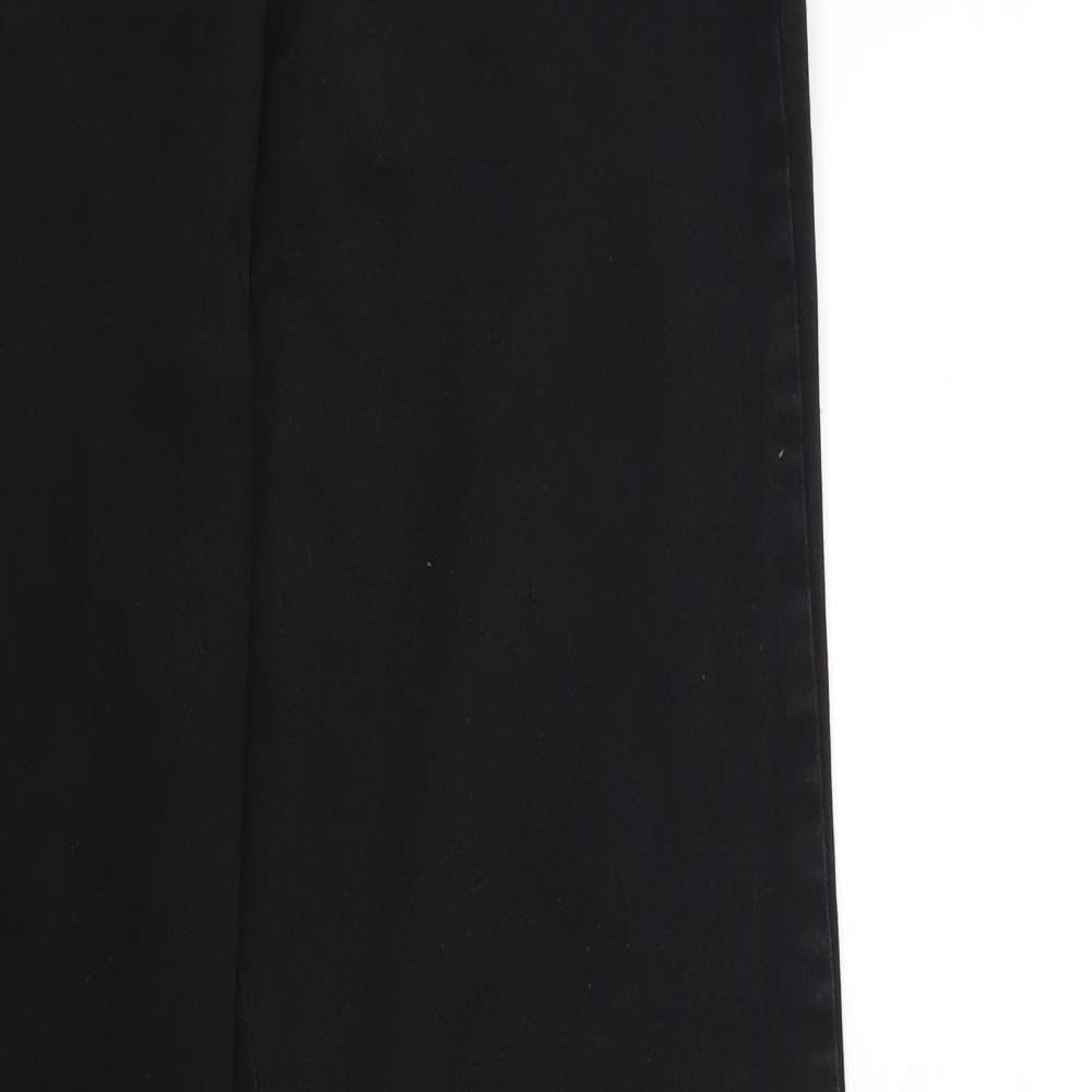Cotton Traders Mens Black  Denim Straight Jeans Size 18 L30 in