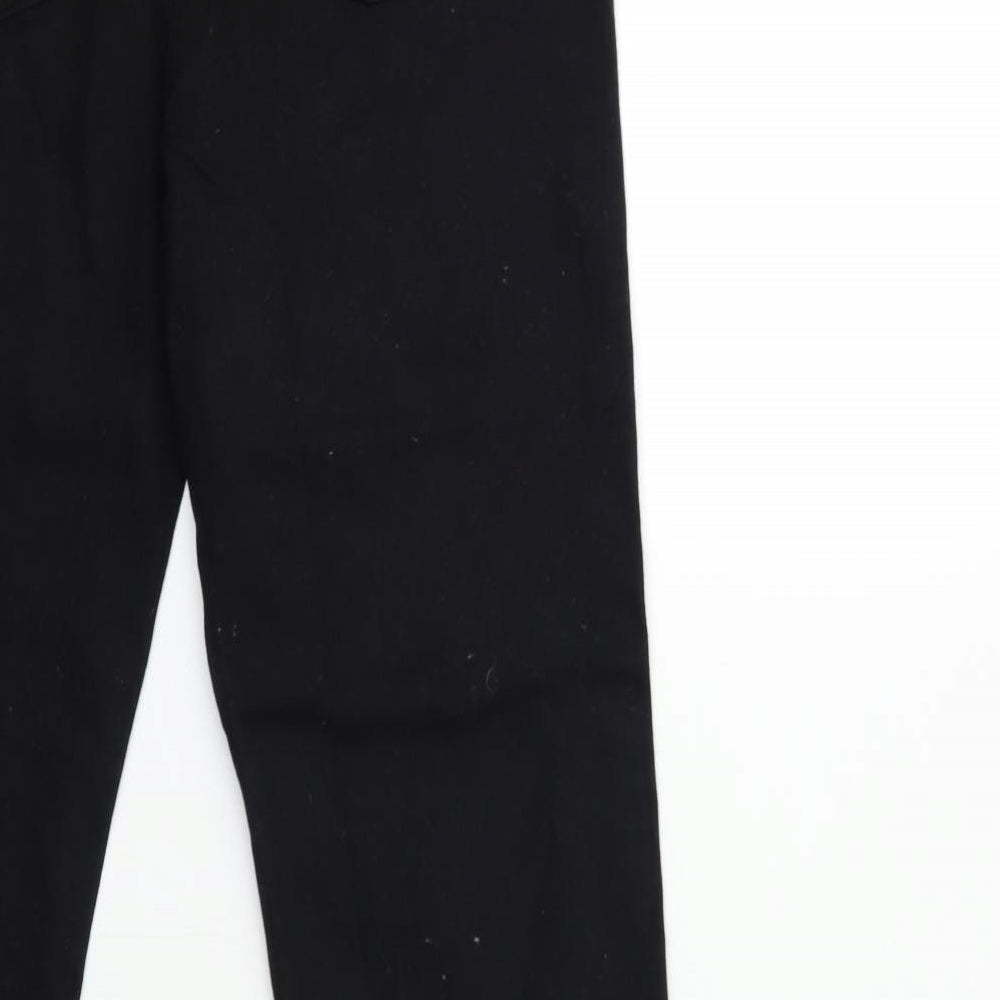 NEXT Womens Black  Denim Straight Jeans Size 12 L30 in