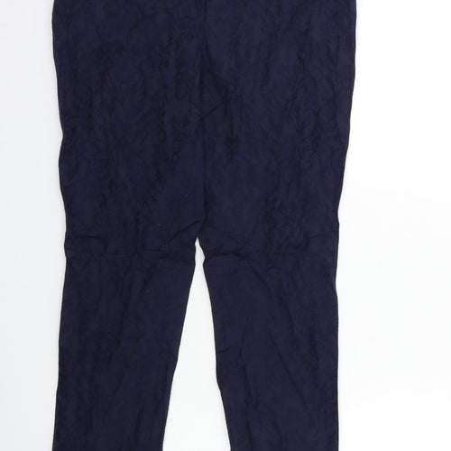 George Womens Blue Floral  Trousers  Size 30 in L29 in
