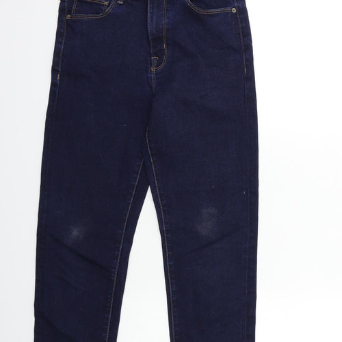 Marks and Spencer Womens Blue  Denim Skinny Jeans Size 8 L26 in