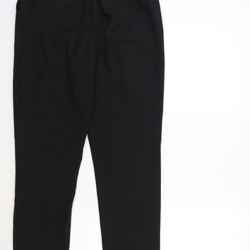 NEXT Womens Black   Trousers  Size 10 L28 in
