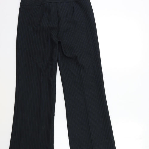 Atmosphere Womens Black Striped  Trousers  Size 8 L28 in