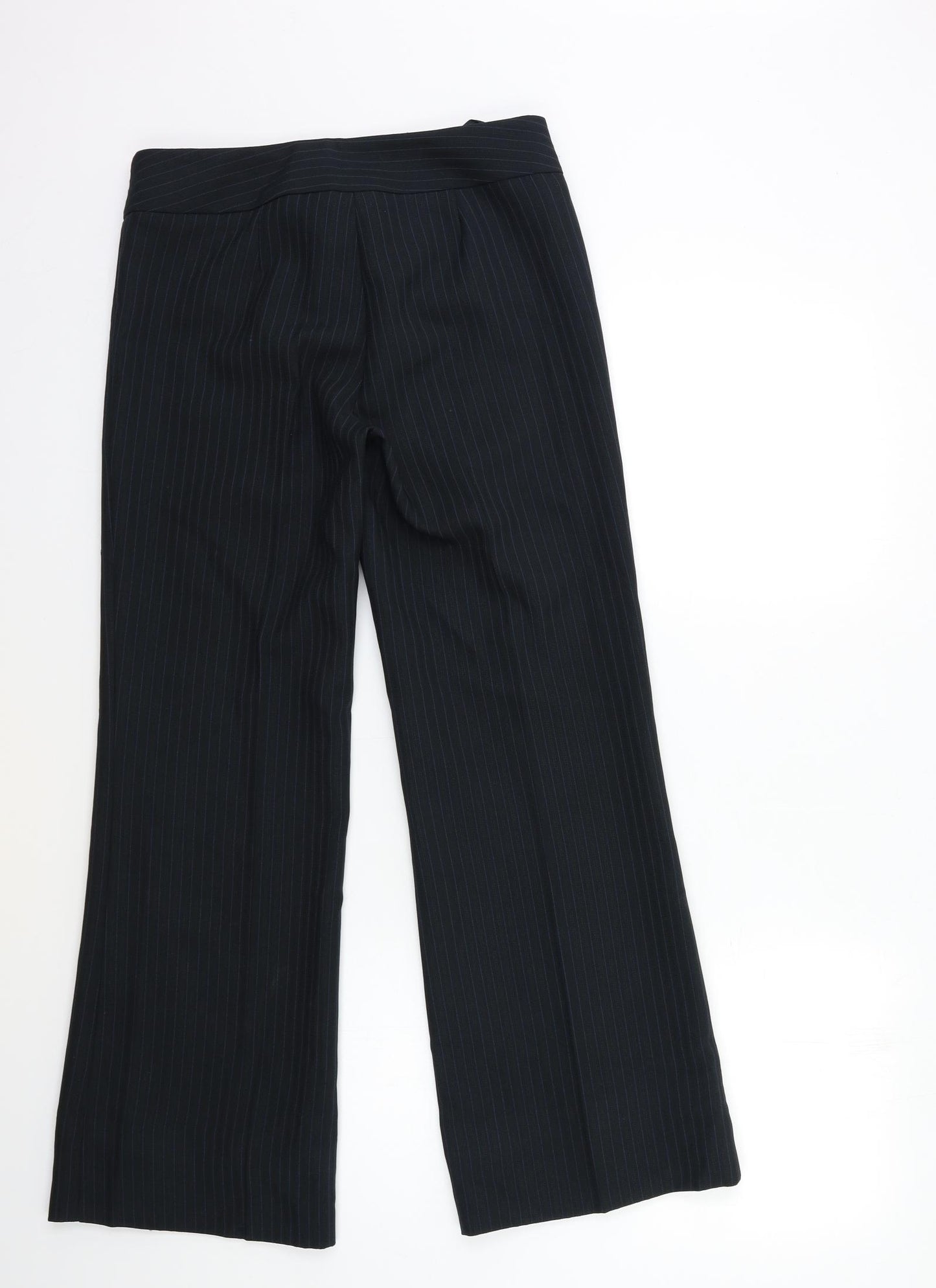 Atmosphere Womens Black Striped  Trousers  Size 8 L28 in