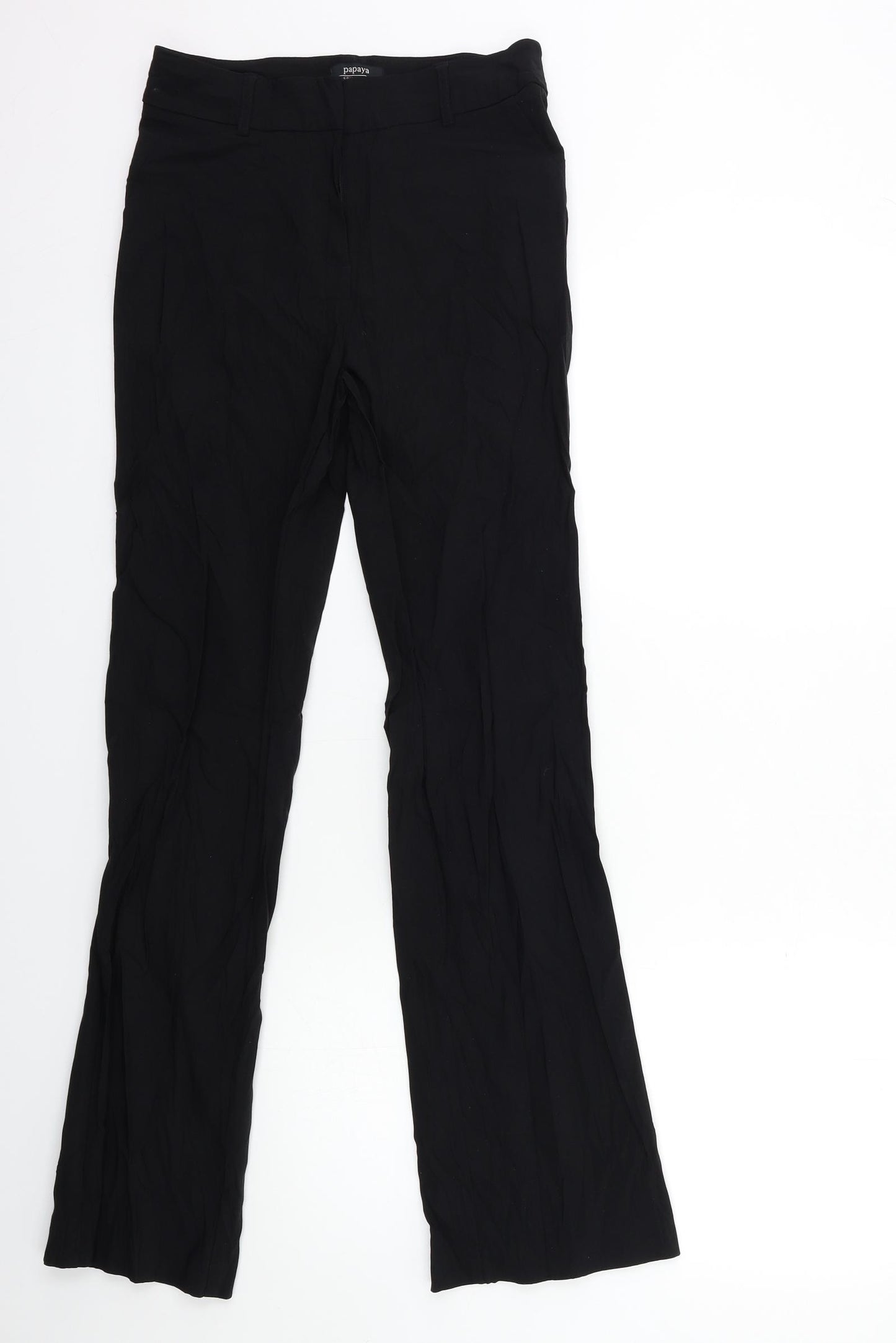 Matalan Womens Black   Trousers  Size 8 L31 in