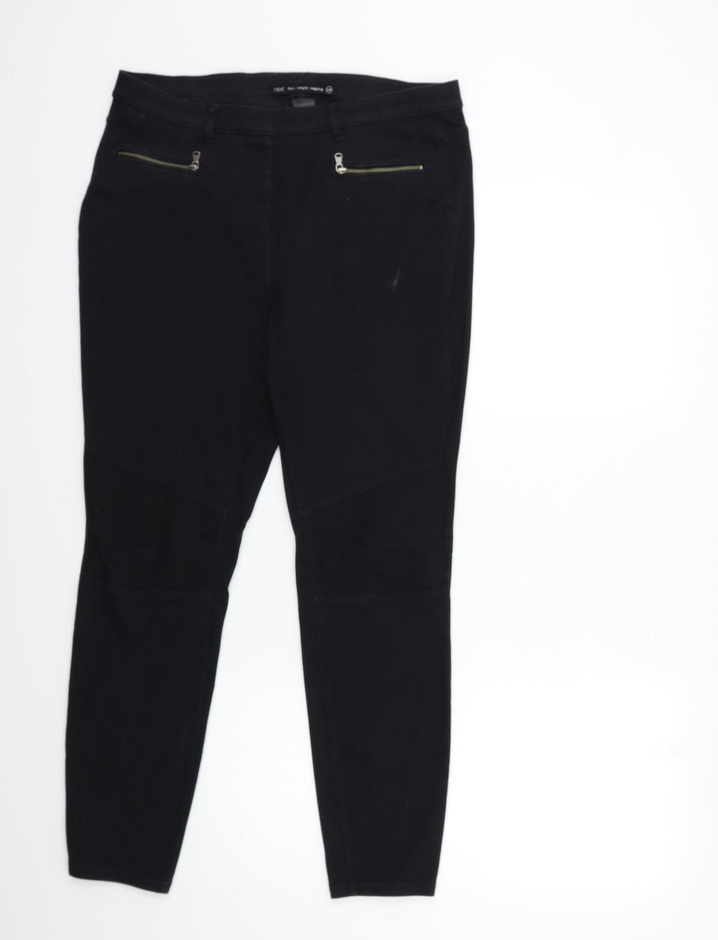 NEXT Womens Black  Denim Jegging Jeans Size 14 L27 in