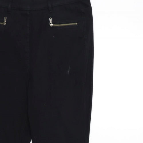 NEXT Womens Black  Denim Jegging Jeans Size 14 L27 in