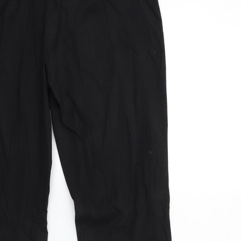 TU Womens Black   Trousers  Size 14 L29 in