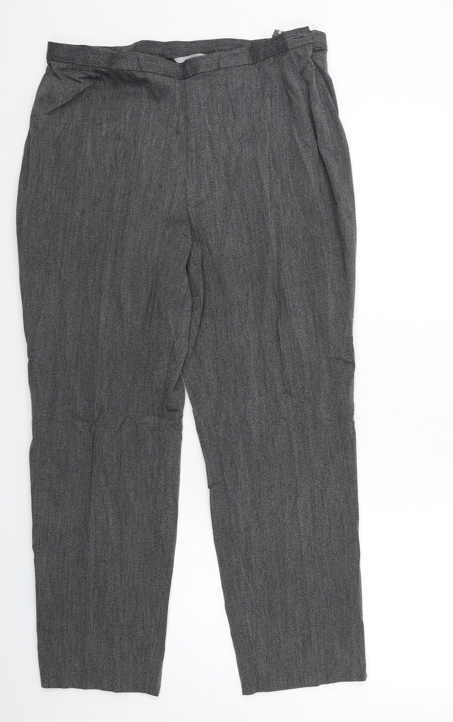 Marks and Spencer Womens Grey   Trousers  Size 18 L27 in