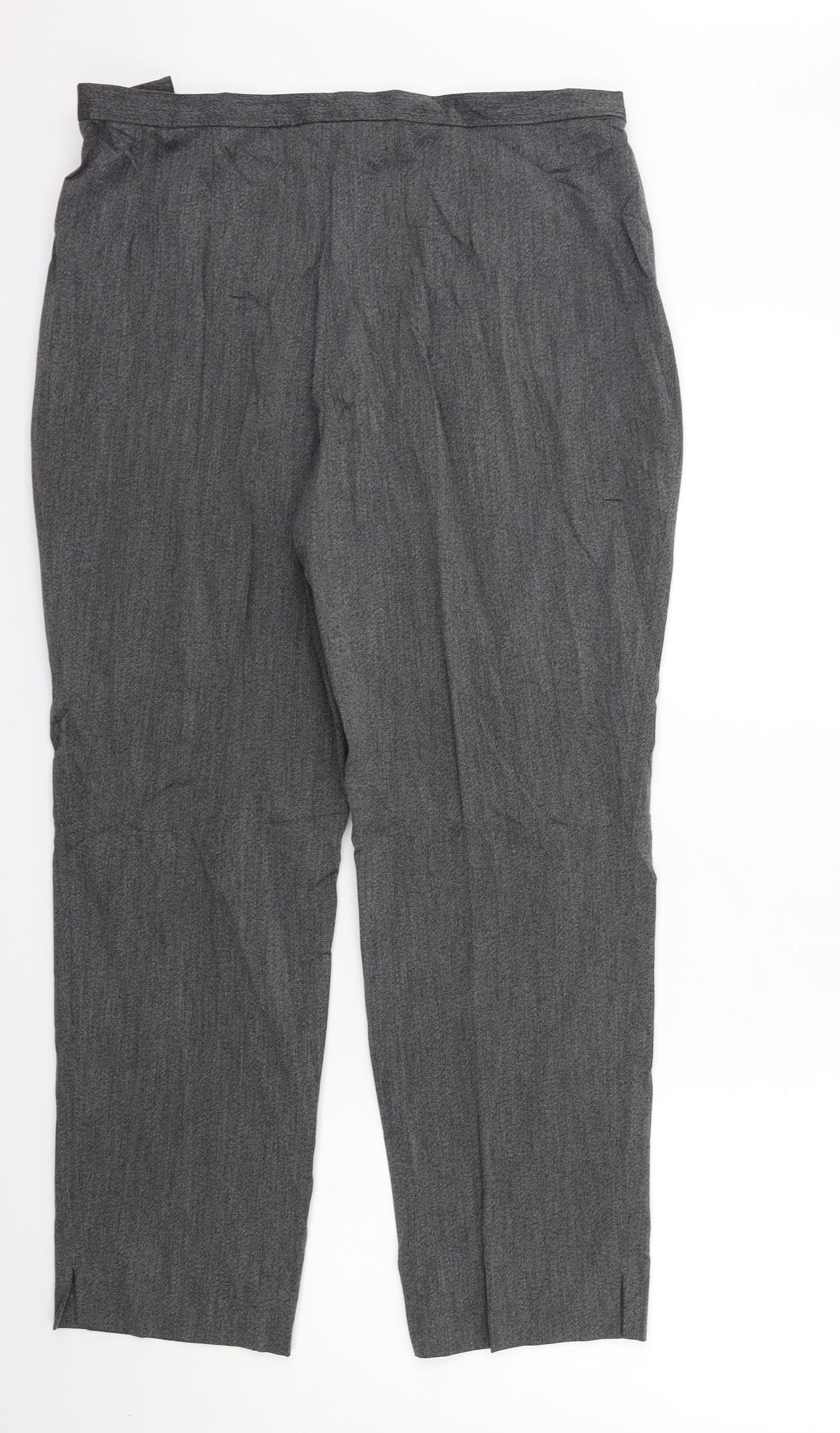 Marks and Spencer Womens Grey   Trousers  Size 18 L27 in