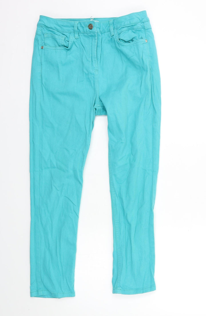 CC Womens Green Denim Skinny Jeans Size 10 L26 in