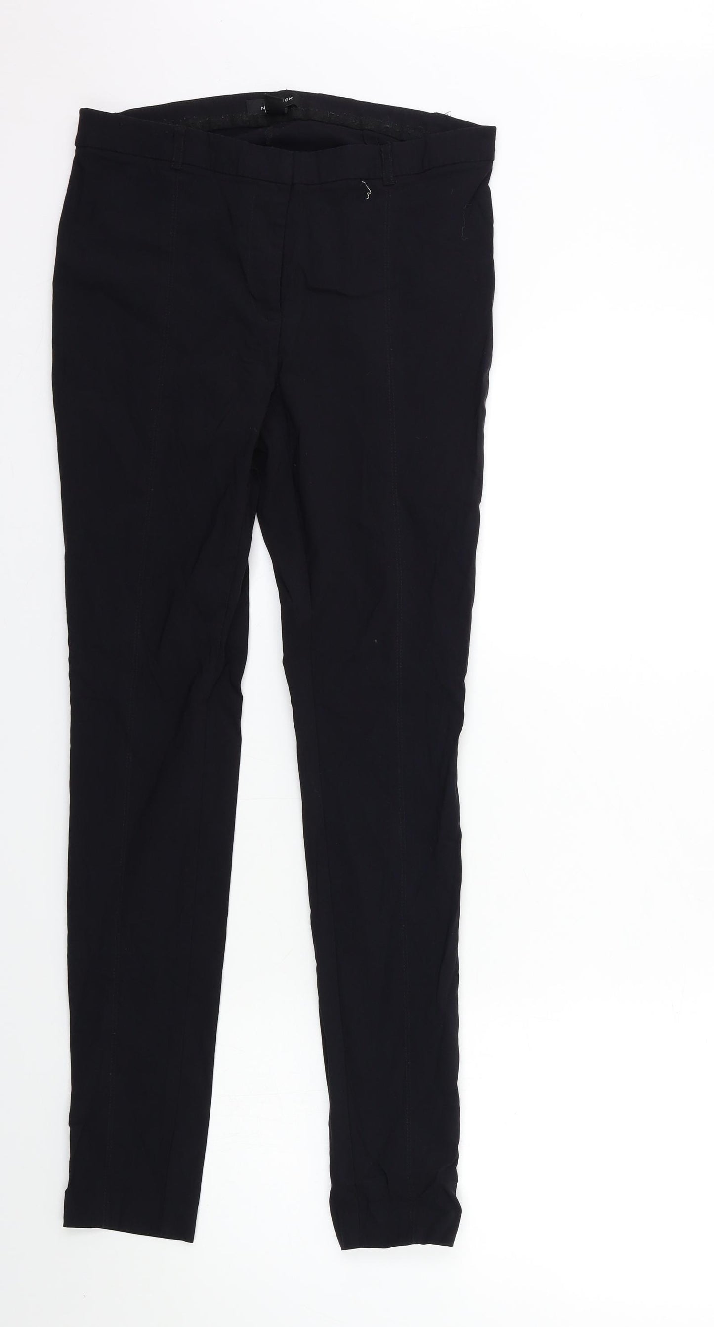 New Look Womens Black   Trousers  Size 10 L29 in