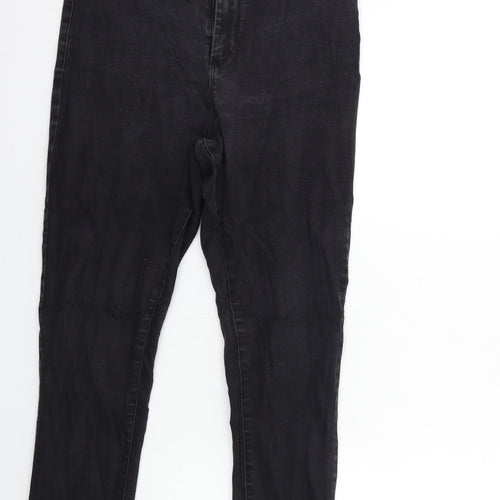 Denim & Co. Womens Black  Denim Skinny Jeans Size 16 L27 in