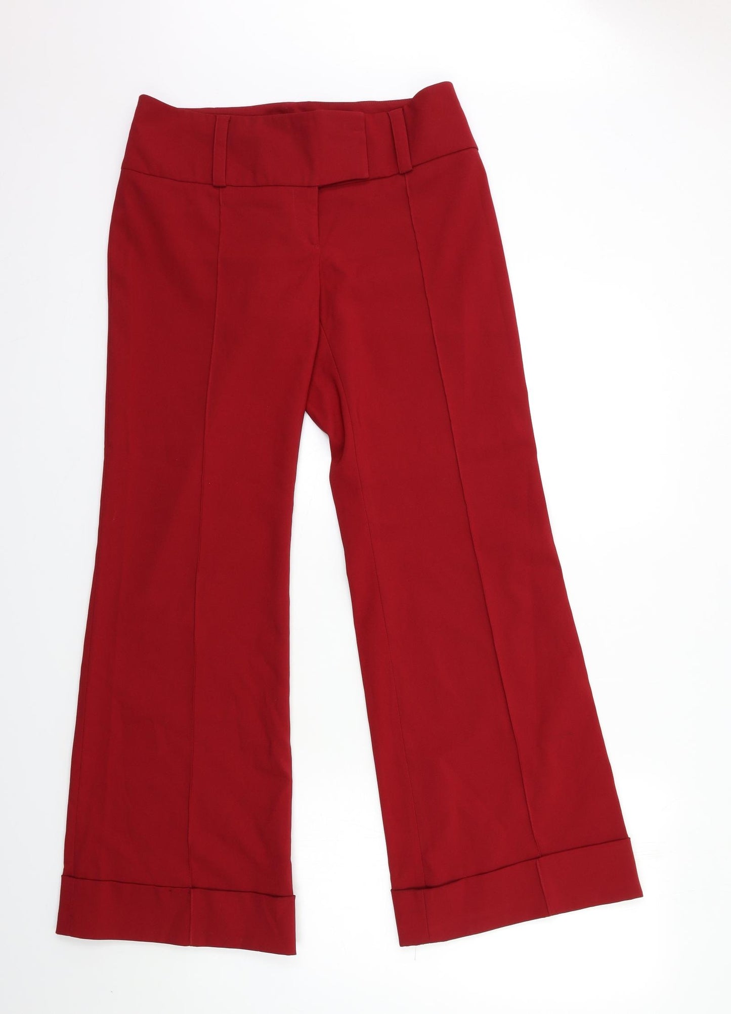 River Island Womens Red   Trousers  Size 12 L30 in