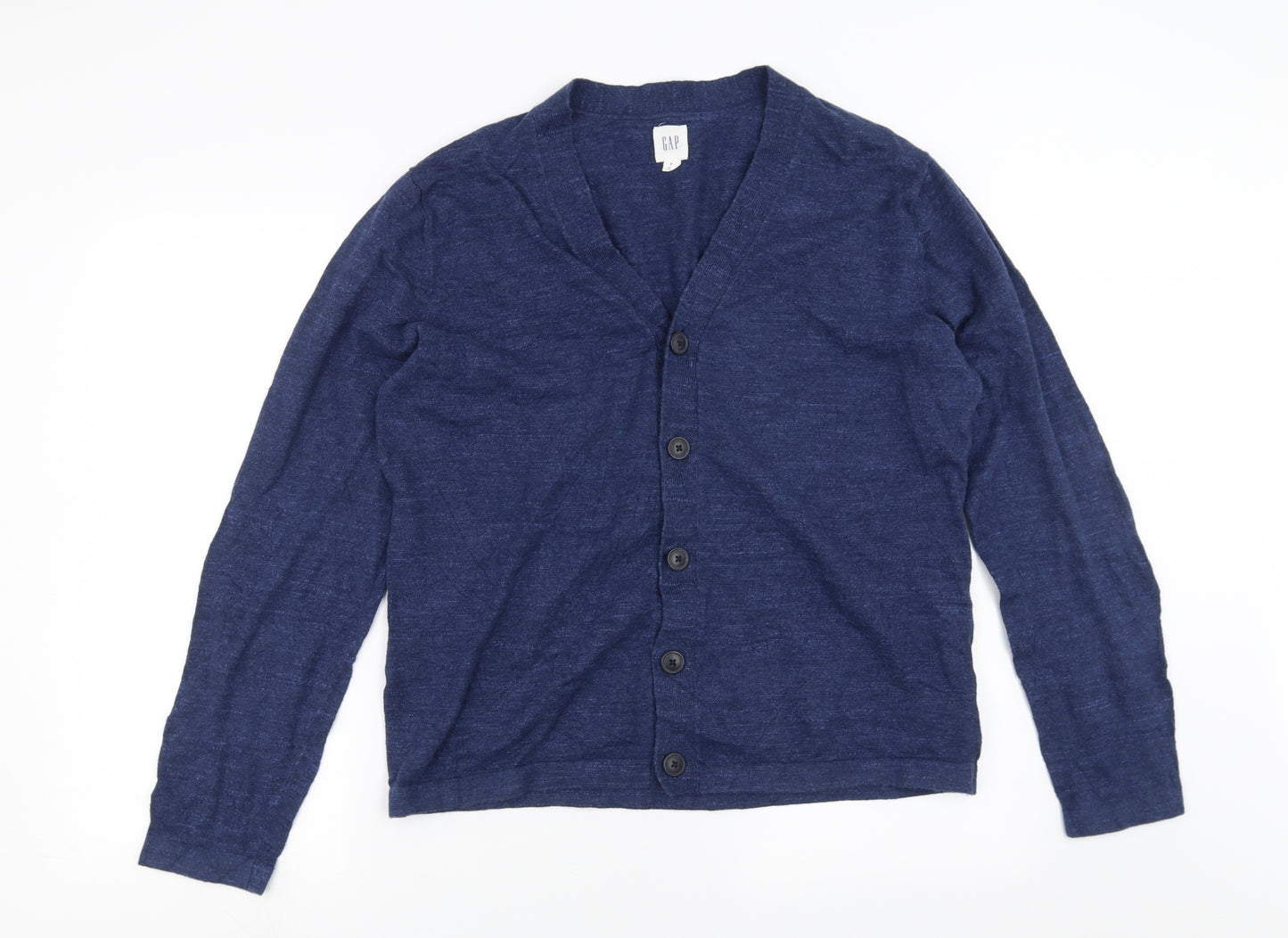 Gap Mens Blue  Knit Cardigan Jumper Size M
