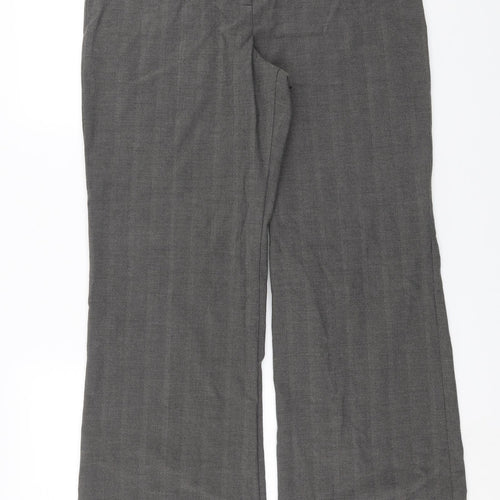 Marks and Spencer Womens Grey   Trousers  Size 14 L28 in