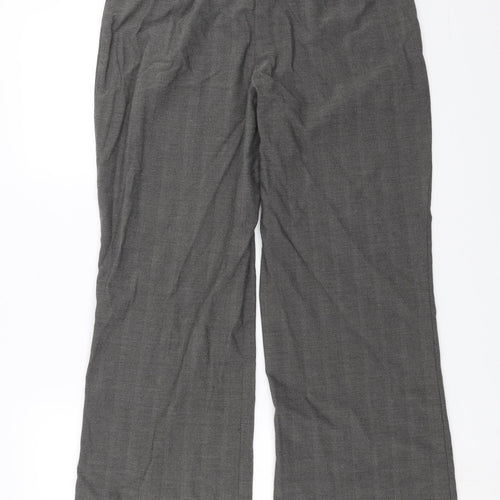 Marks and Spencer Womens Grey   Trousers  Size 14 L28 in