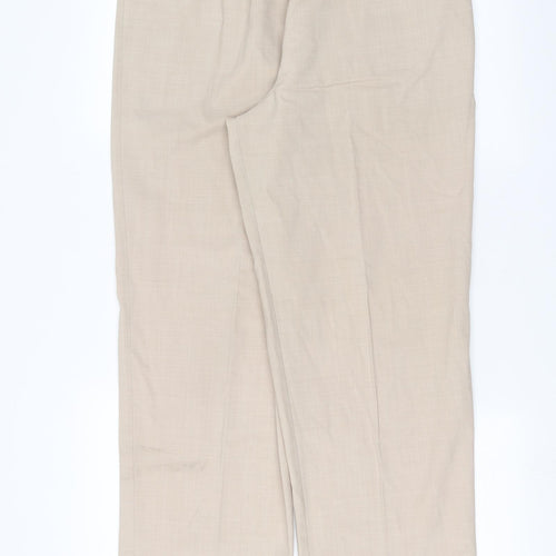 Preworn Womens Beige   Trousers  Size 32 in L32 in