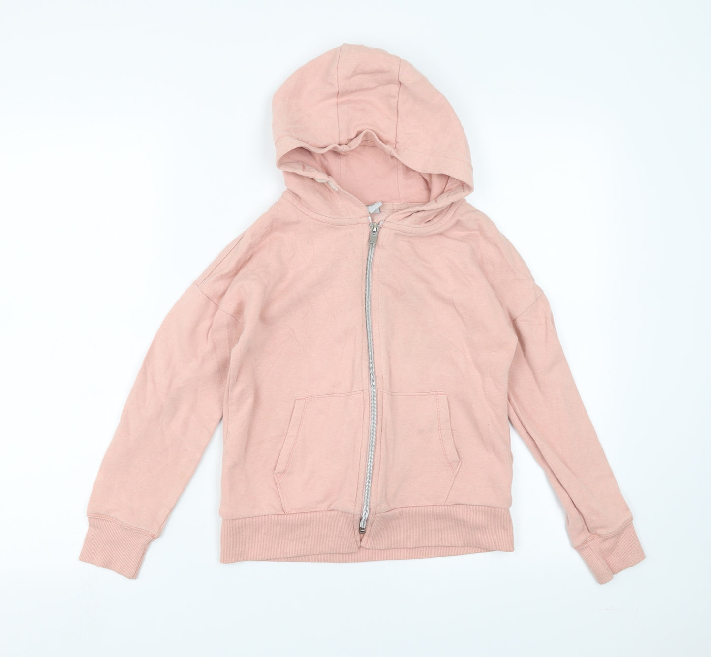 Sainsburys  Girls Pink   Full Zip Hoodie Size 10 Years