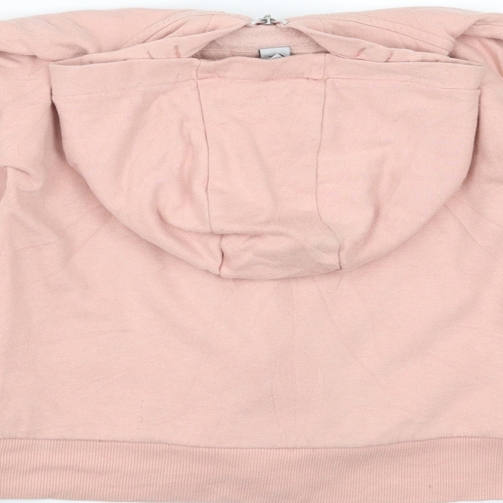 Sainsburys  Girls Pink   Full Zip Hoodie Size 10 Years