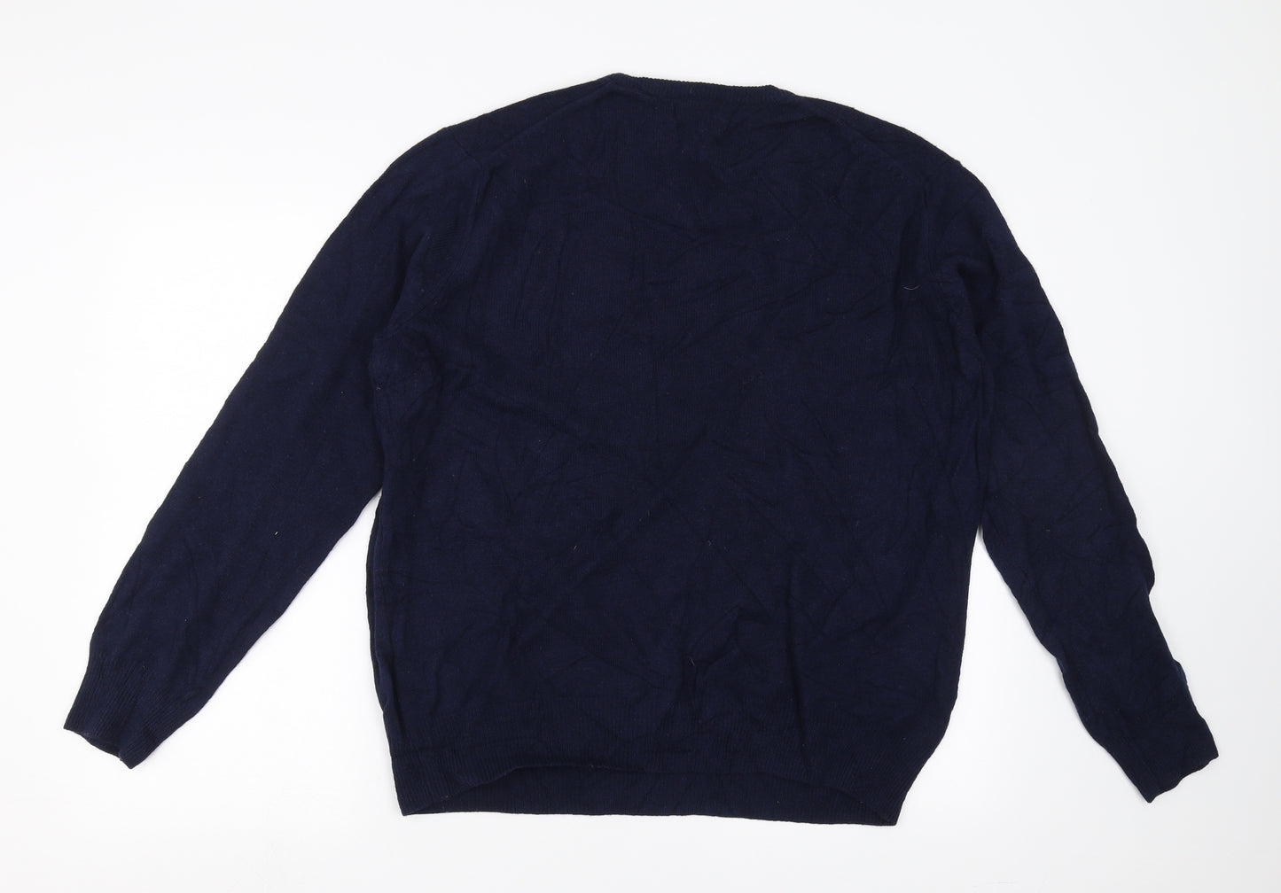 Marks and Spencer Mens Blue  Knit Pullover Jumper Size XL