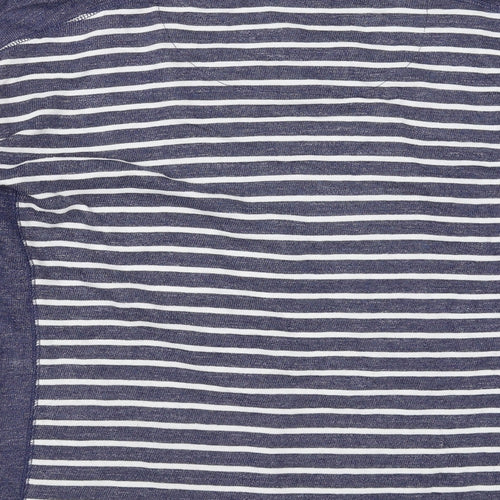 NEXT Womens Blue Striped  Pullover Jumper Size 14