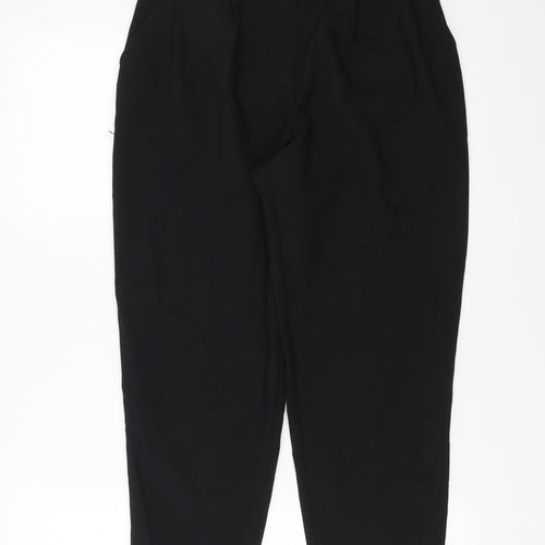 ASOS Womens Black   Cropped Trousers Size 8 L22 in