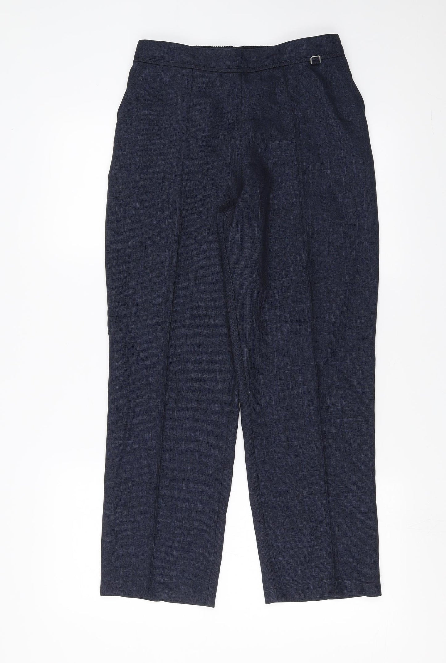 Marks and Spencer Womens Blue   Trousers  Size 10 L26 in - short Leg