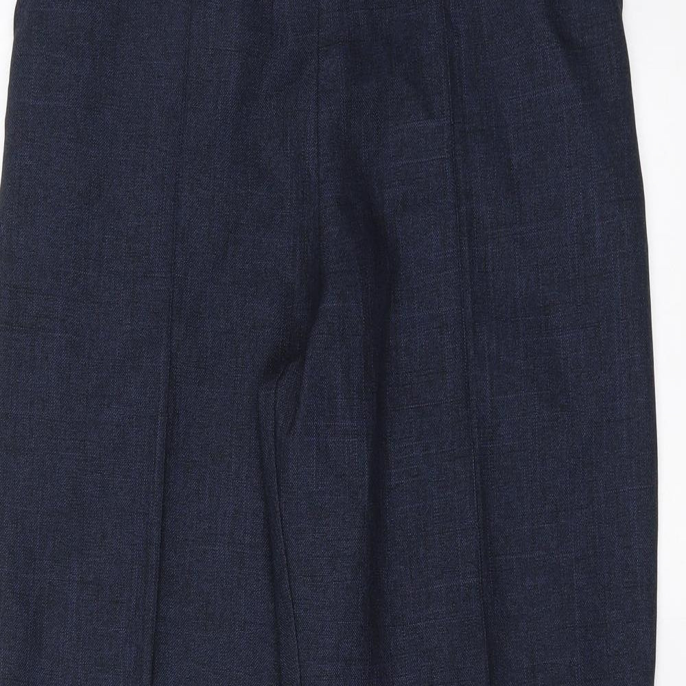 Marks and Spencer Womens Blue   Trousers  Size 10 L26 in - short Leg