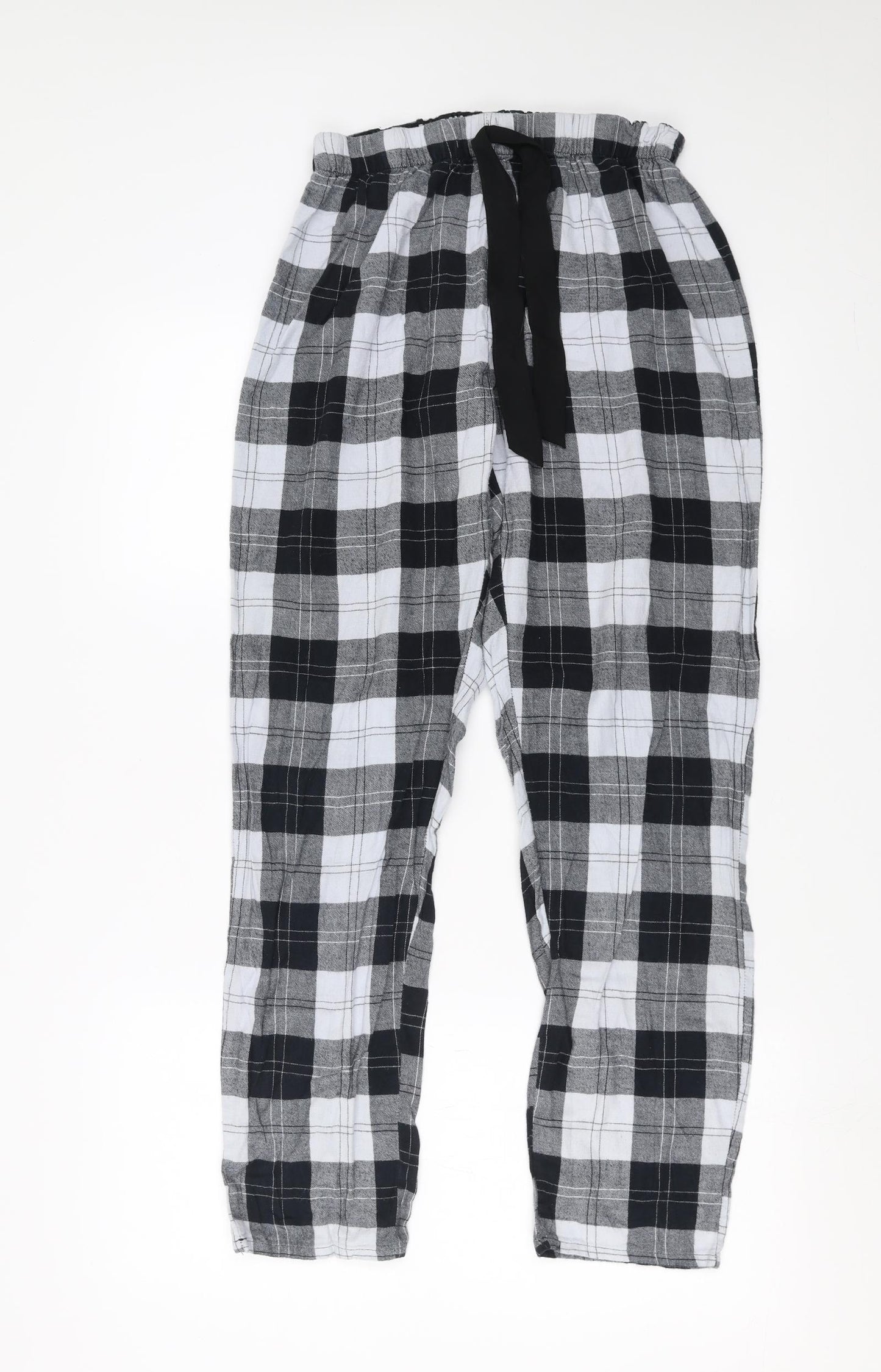 Love To Lounge Womens Black Check   Pyjama Pants Size M