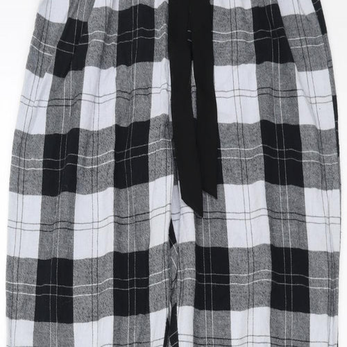 Love To Lounge Womens Black Check   Pyjama Pants Size M