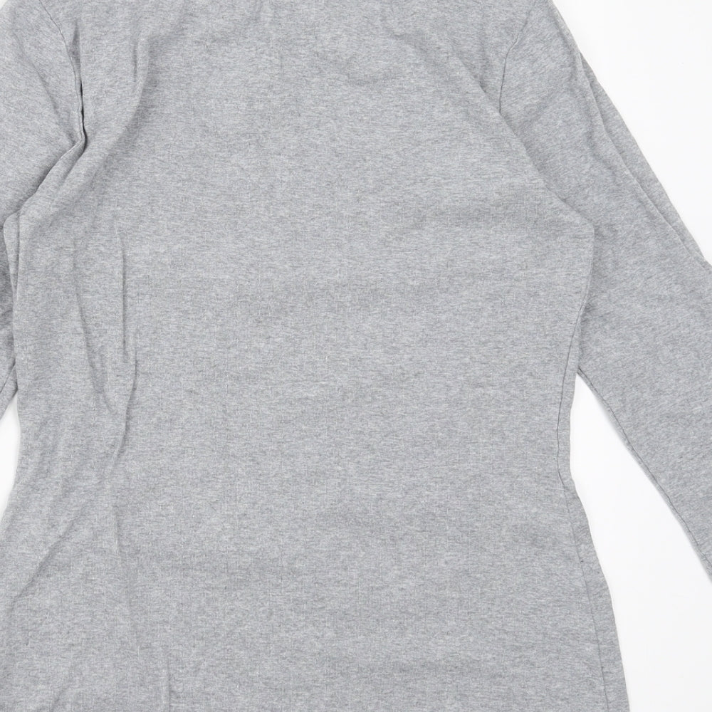 Marks and Spencer Womens Grey   Basic T-Shirt Size 12