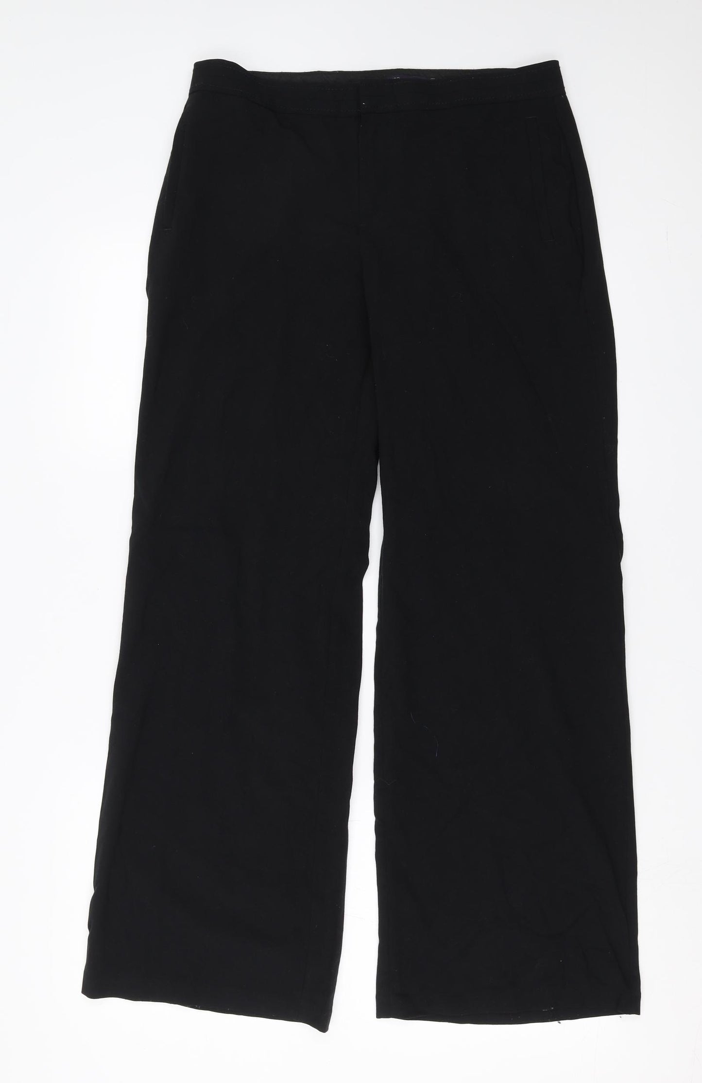 Marks and Spencer Womens Black   Trousers  Size 12 L30 in