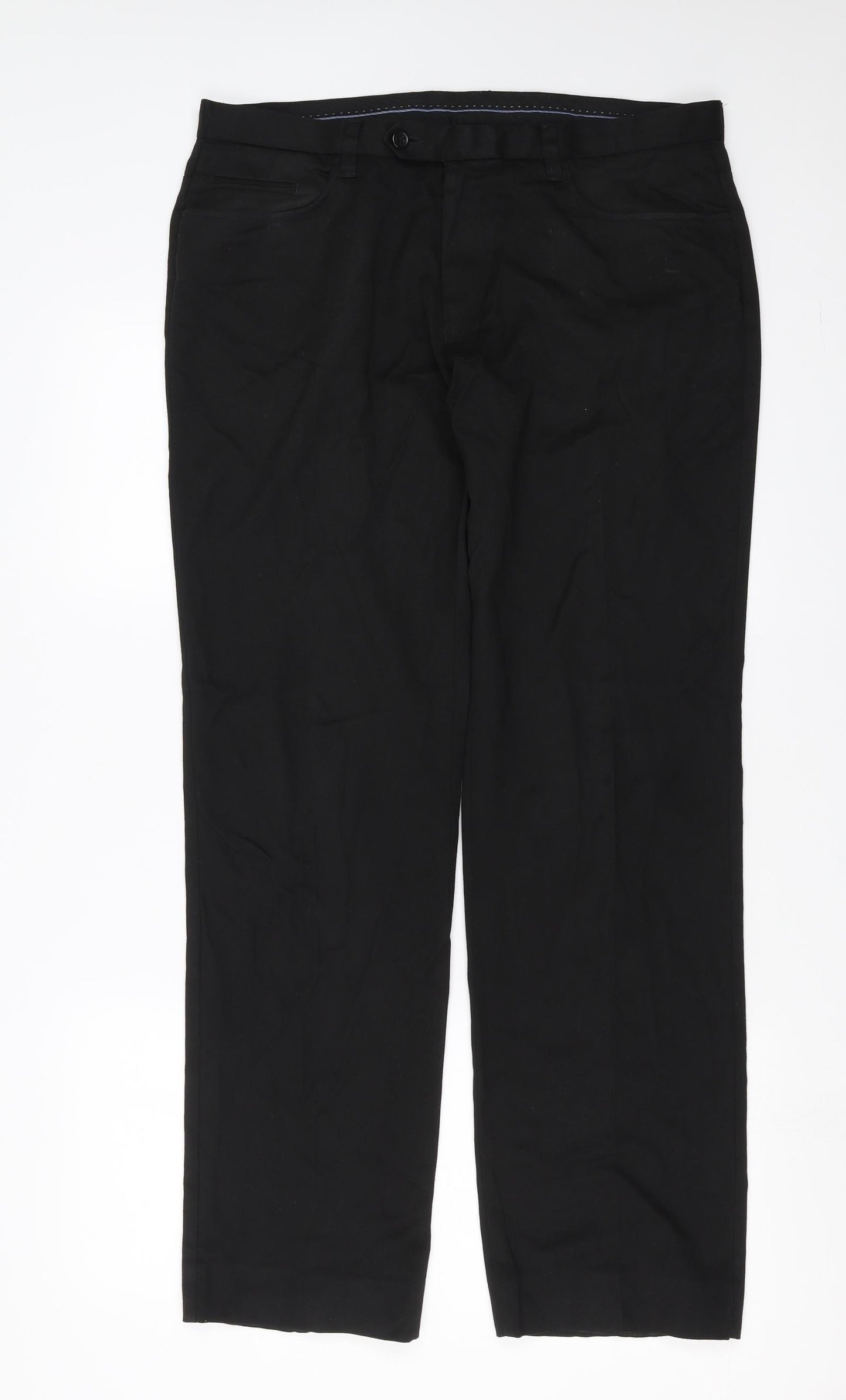 NEXT Mens Black   Trousers  Size 34 in L31 in